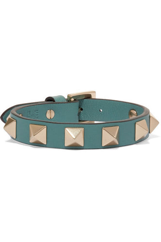 Rockstud Leather Bracelet